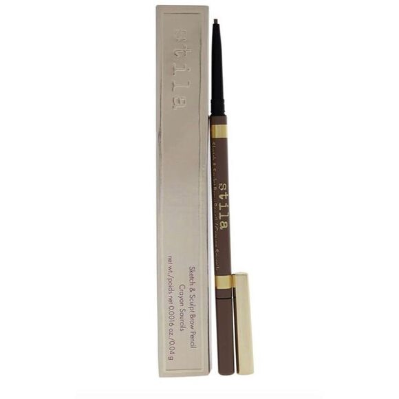 STILA - NWT Sketch & Sculpt Brow Pencil in “Light”. Dual Ended & Retractable - Picture 12 of 12
